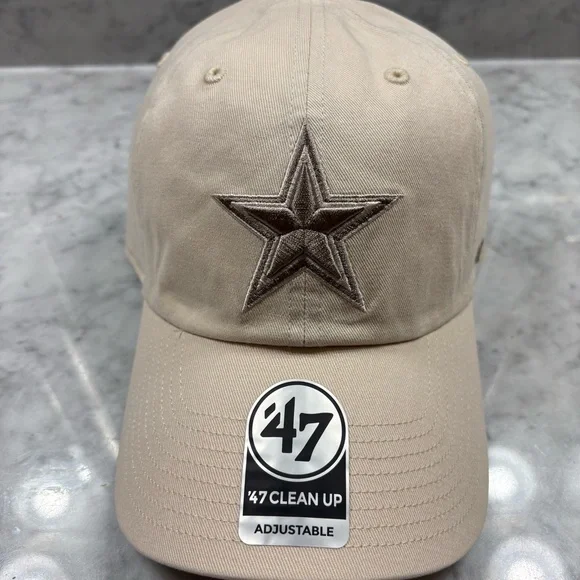 ‘47 Brand Clean Up Dallas Cowboys NFL Adjustable Strap Dad Hat - NEW - Picture 2 of 3